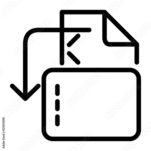 Extension Vector Design Icon Style
