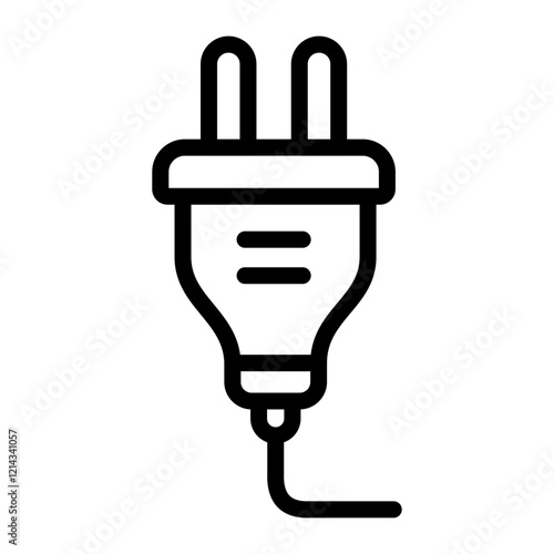 Power Plug Vector Design Icon Style