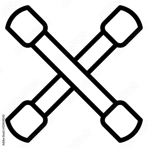 Cotton Swabs Vector Design Icon Style
