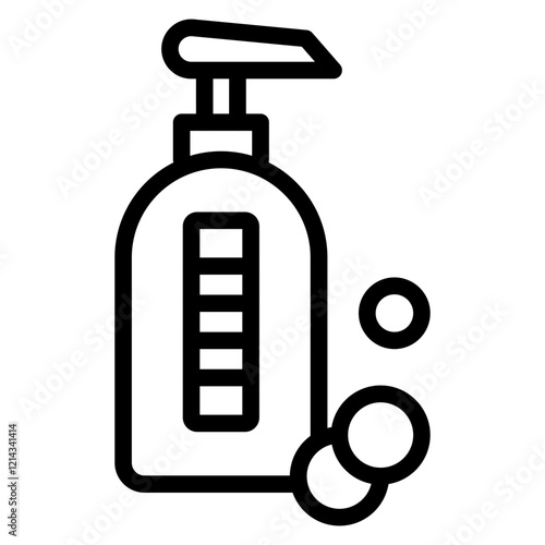 Shampoo Hair Vector Design Icon Style
