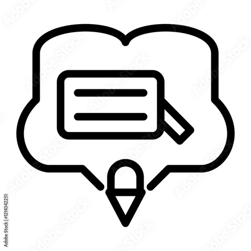 Blog Vector Design Icon Style