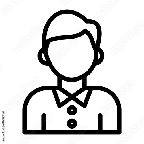 News Anchor Vector Design Icon Style