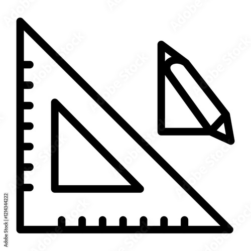 Mathematics Vector Design Icon Style