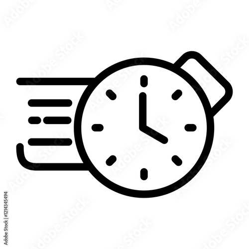 Minutes Vector Design Icon Style