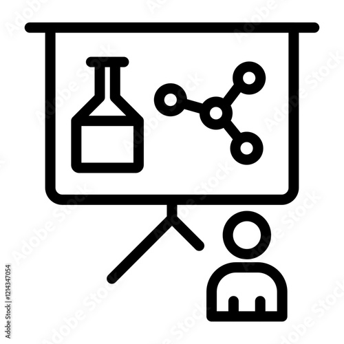 Chemistry Seminar Vector Design Icon Style