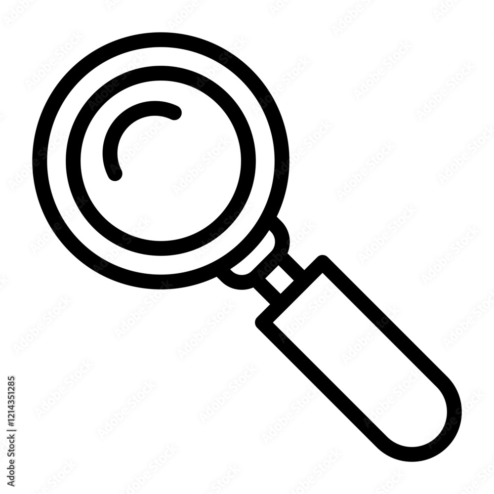 Magnifying Glass Vector Design Icon Style Magnifying Glass Vector Design Icon Style