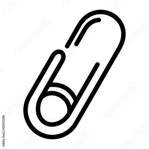 Paperclip Vector Design Icon Style