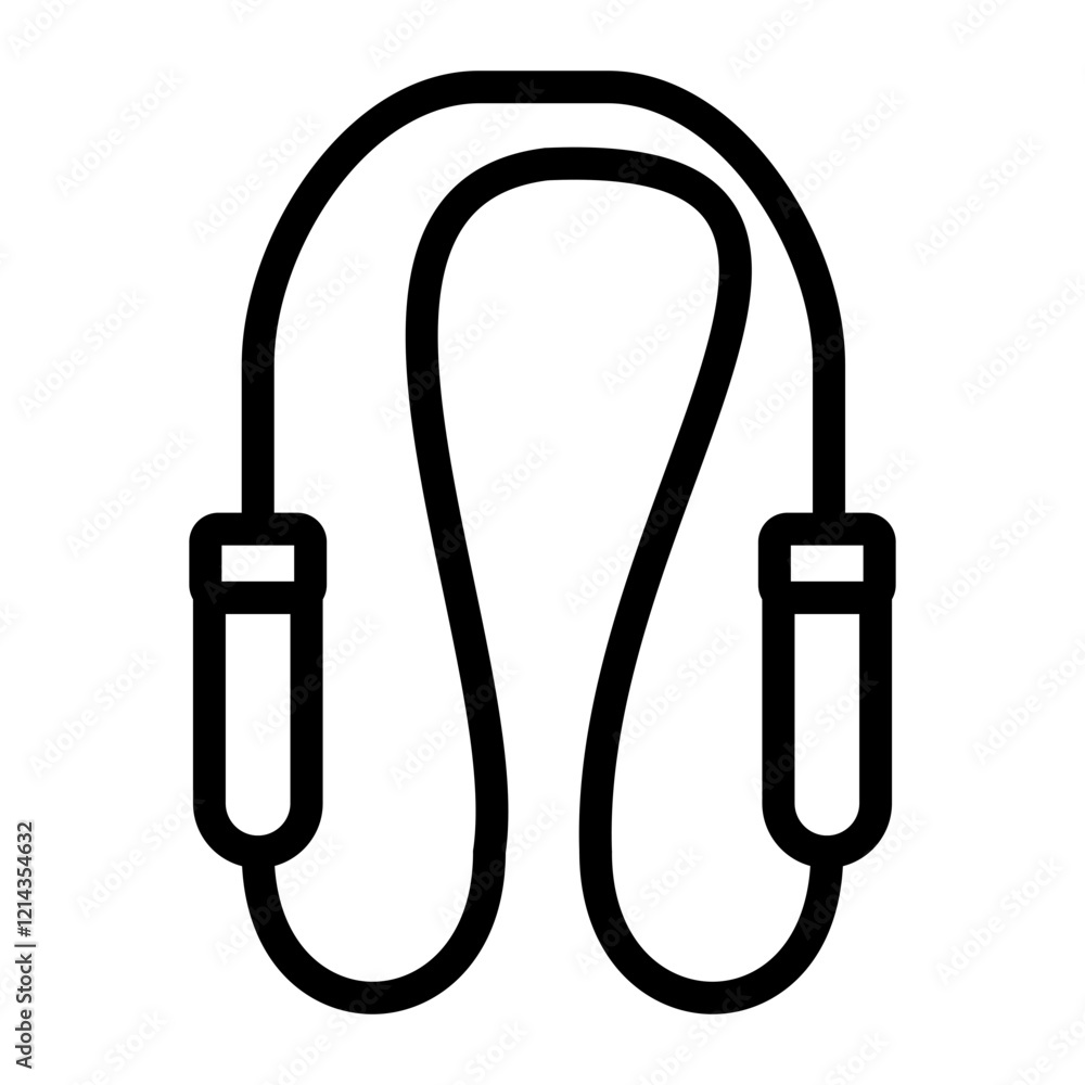 Skipping Rope Vector Design Icon Style Skipping Rope Vector Design Icon Style