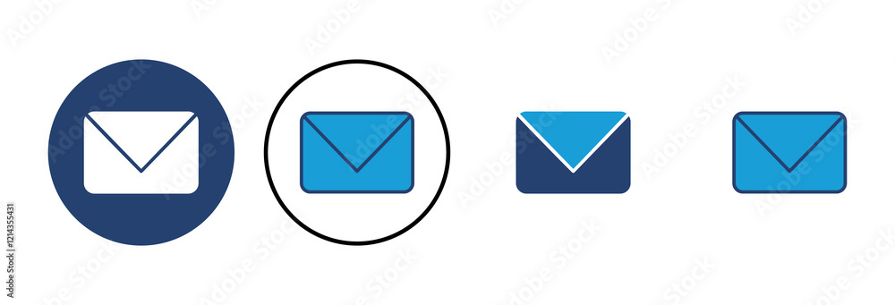 Mail icon vector. email icon vector. E-mail icon. Envelope illustration Mail icon vector. email icon vector. E-mail icon. Envelope illustration