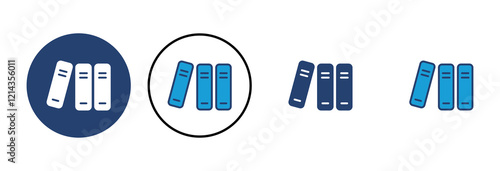 Library icon vector. education icon vector