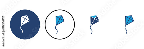 Kite icon vector. kite vector icon.