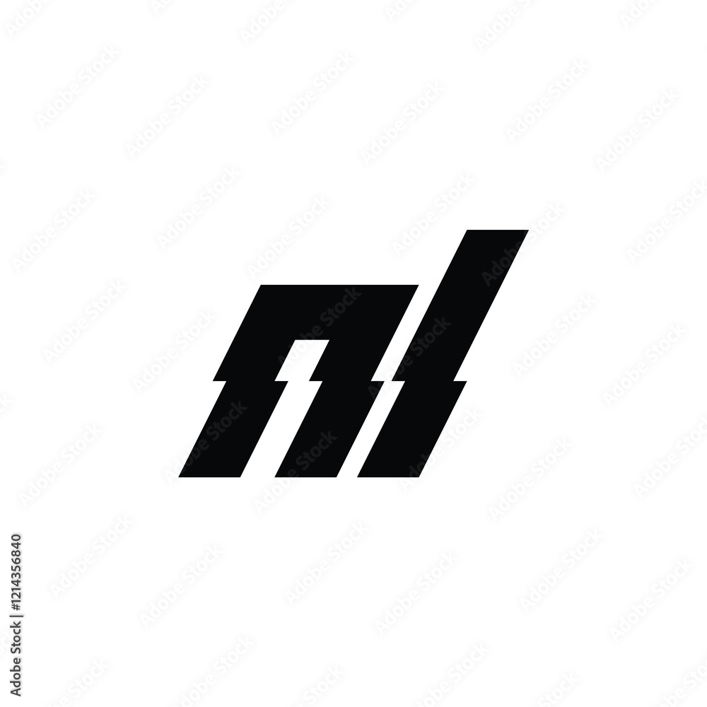 NL monogram logo design letter text name symbol monochrome logotype alphabet character simple logo NL monogram logo design letter text name symbol monochrome logotype alphabet character simple logo