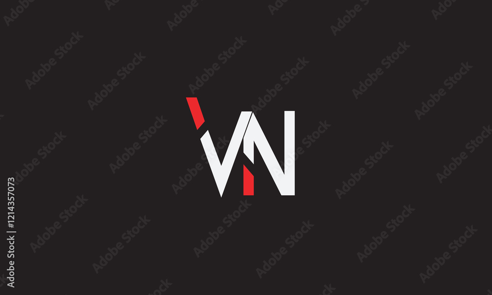 VN, NV , V , N , Abstract Letters Logo Monogram VN, NV , V , N , Abstract Letters Logo Monogram