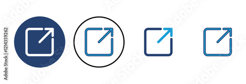 External link icon vector. link icon vector. hyperlink symbol