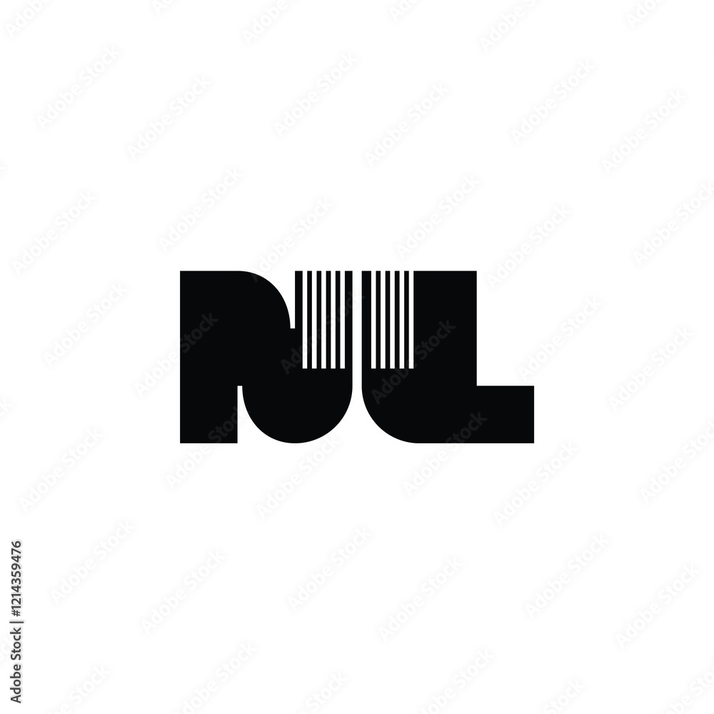 NL monogram logo design letter text name symbol monochrome logotype alphabet character simple logo NL monogram logo design letter text name symbol monochrome logotype alphabet character simple logo
