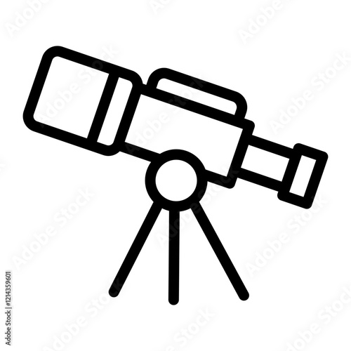 Telescope Vector Design Icon Style