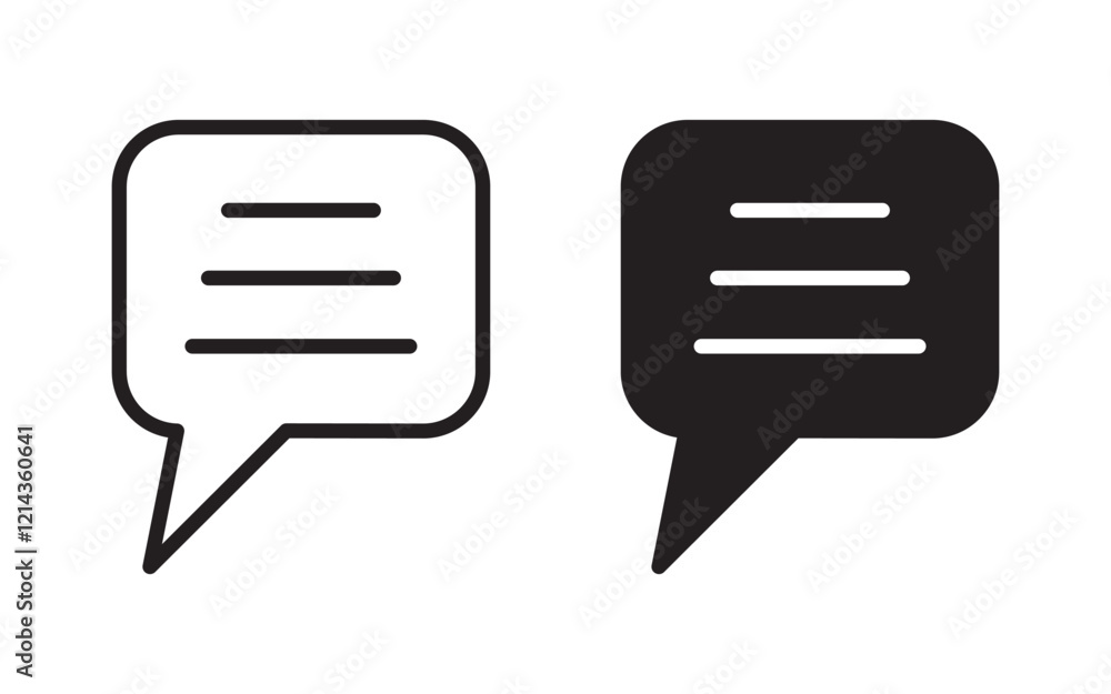 chat and comment icon set. Speech bubble icon symbol.Talk bubble speech icon. Blank empty bubbles vector design elements. chat and comment icon set. Speech bubble icon symbol.Talk bubble speech icon. Blank empty bubbles vector design elements.