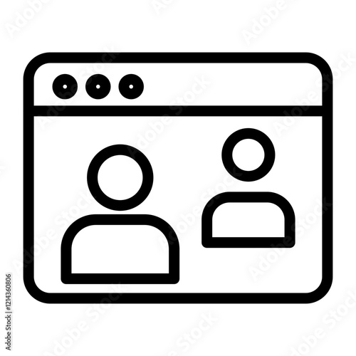 Page Visitors Vector Design Icon Style