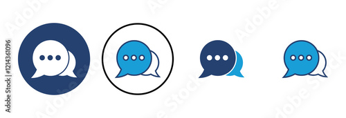 Chat icon vector. speech bubble icon. comment icon vector. message. contact us