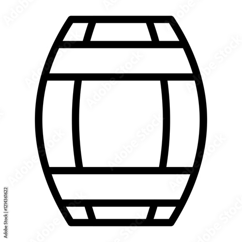 Barrel Vector Design Icon Style