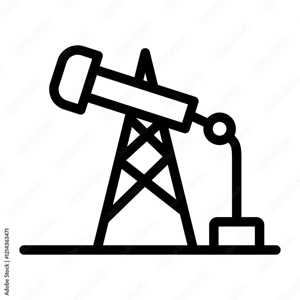 Drilling Oil Vector Design Icon Style Drilling Oil Vector Design Icon Style