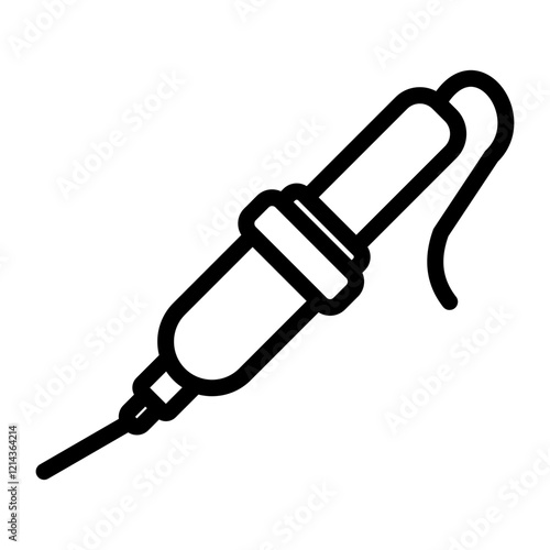 Soldering Iron Vector Design Icon Style