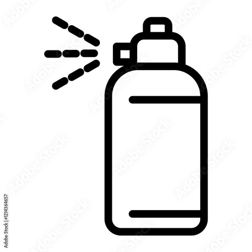 Hair Spray Vector Design Icon Style