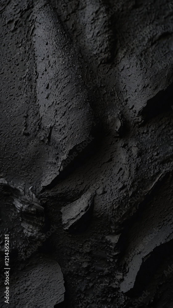 Obraz premium Soft Texture Of Black Plaster