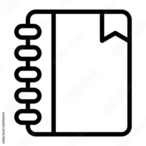 Diary Vector Design Icon Style