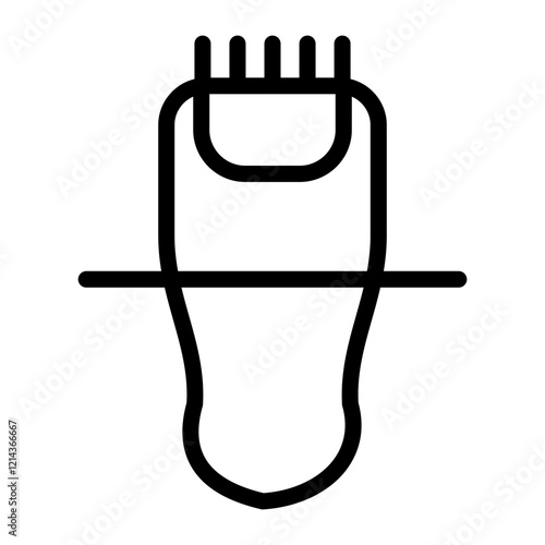 Trimmer Vector Design Icon Style