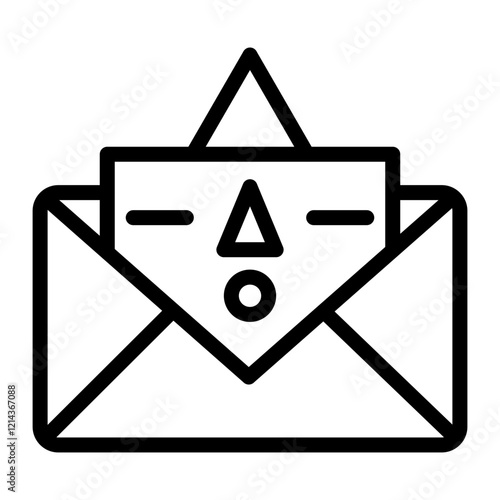 Spam Email Vector Design Icon Style