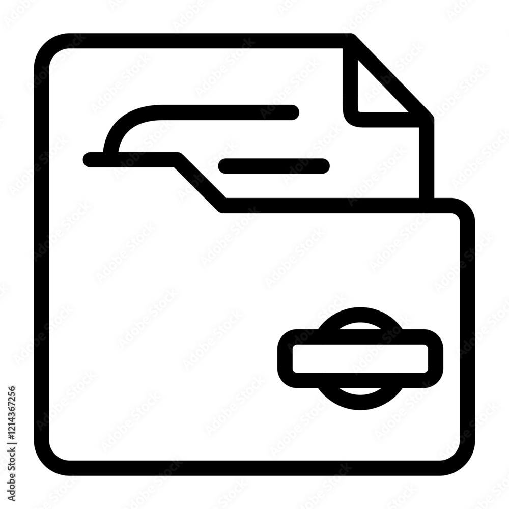 Infected File Vector Design Icon Style Infected File Vector Design Icon Style