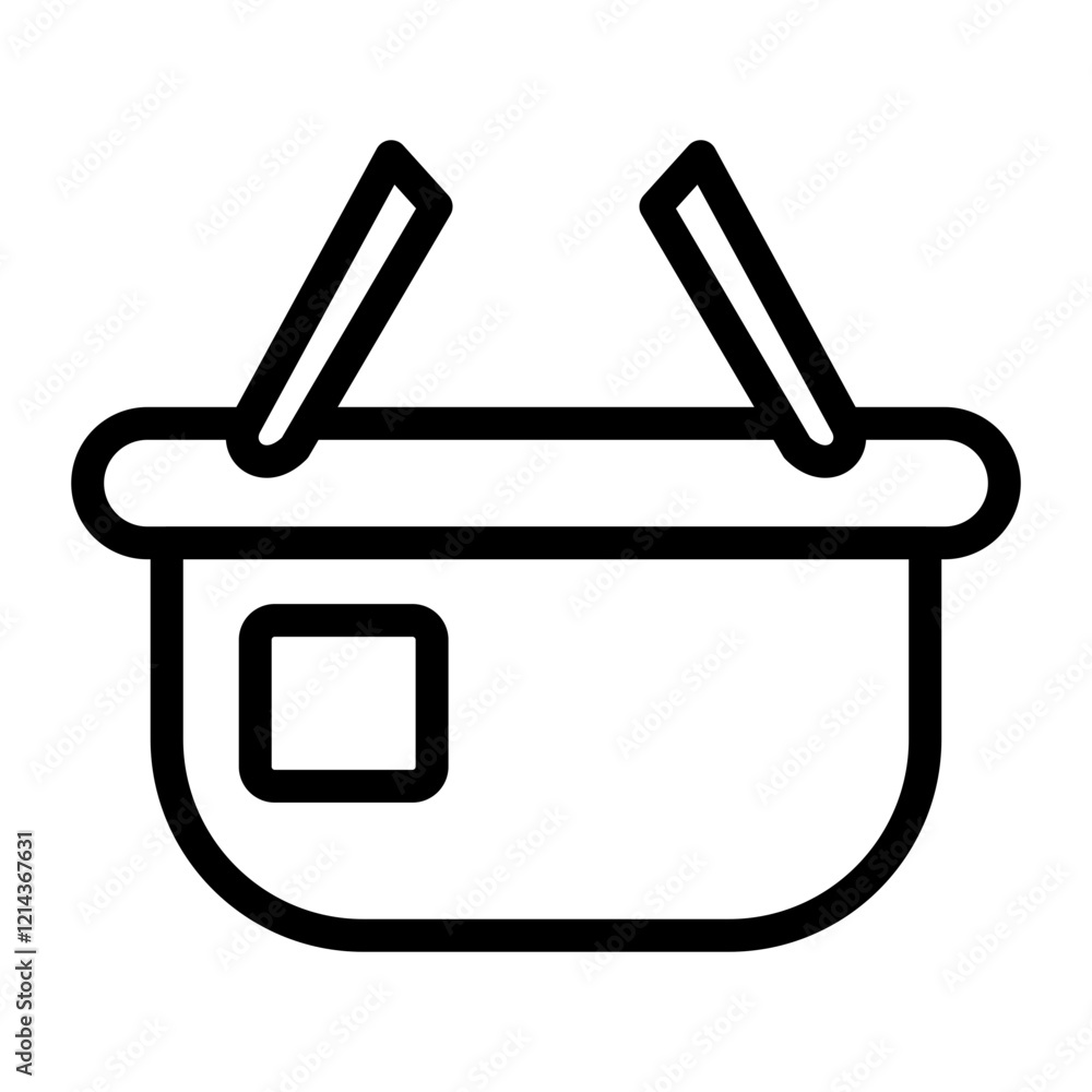Basket Vector Design Icon Style Basket Vector Design Icon Style