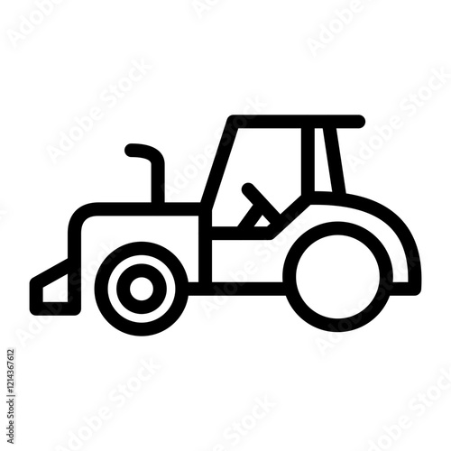 Tractor Vector Design Icon Style