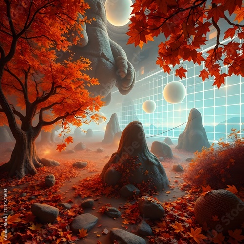 Surreal Autumnal Descent