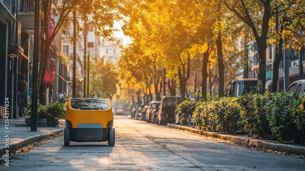 Obraz premium delivery robot