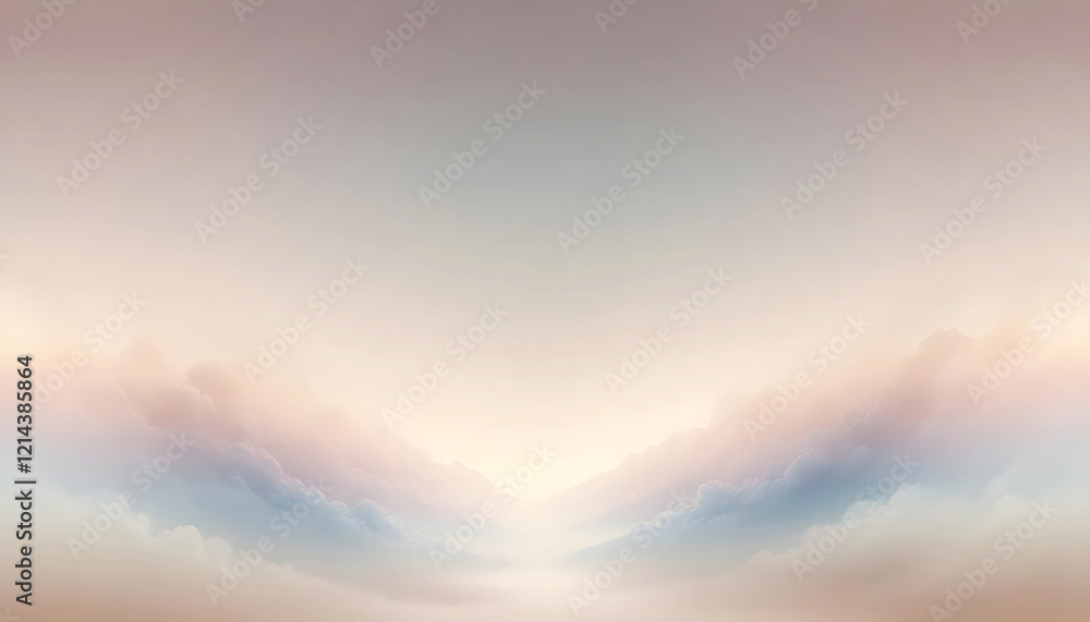 Fototapeta premium Abstract Landscape Valley Meadow Nature Background Wallpaper Art Concept
