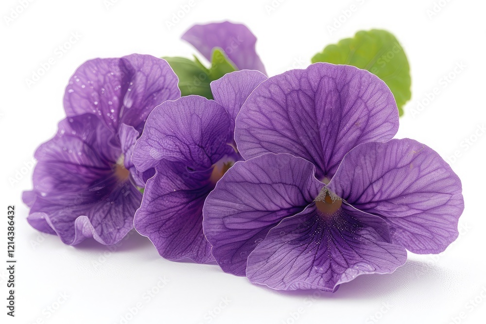 Violas Cut Out On A White Background Violas Cut Out On A White Background