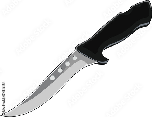 Survival Tool Knife vector Illustration 