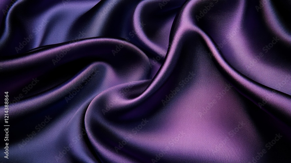 Fototapeta premium Luxurious Deep Purple Fabric Texture Background