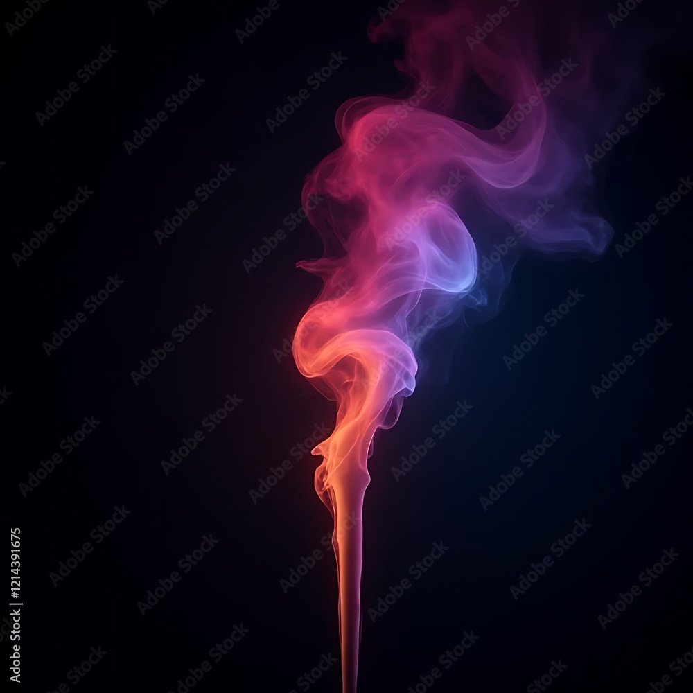 Abstract Smoke Swirls: A mesmerizing abstract image of vibrant, colored smoke against a dark background. The flowing, swirling patterns capture a sense of ethereal beauty. Abstract Smoke Swirls: A mesmerizing abstract image of vibrant, colored smoke against a dark background. The flowing, swirling patterns capture a sense of ethereal beauty.