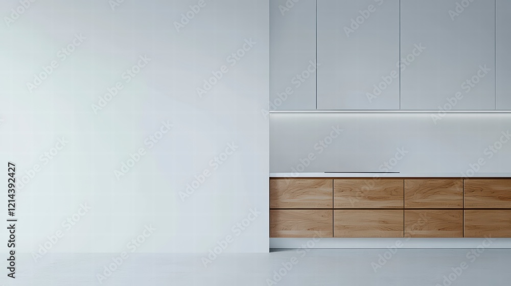 Fototapeta premium Minimalist Kitchen Design