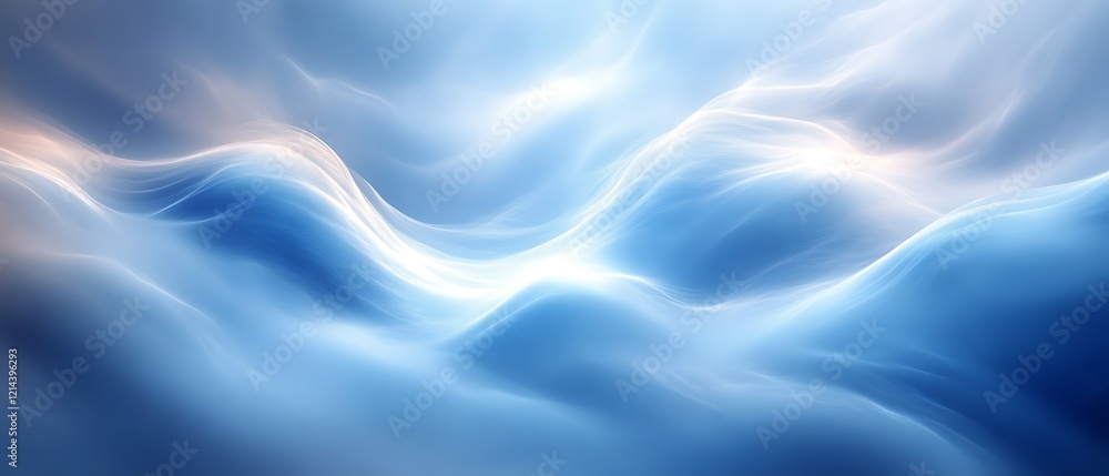 Abstract blue wave background. Abstract blue wave background.