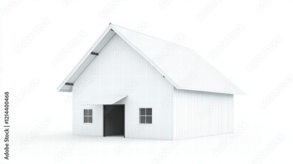 Minimalist White House: A pristine white house, simple in design, stands alone against a bright backdrop. Its clean lines and minimalist aesthetic create a sense of tranquility and modern simplicity. Minimalist White House: A pristine white house, simple in design, stands alone against a bright backdrop. Its clean lines and minimalist aesthetic create a sense of tranquility and modern simplicity.