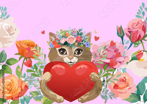  My lovely cat and a wonderful day