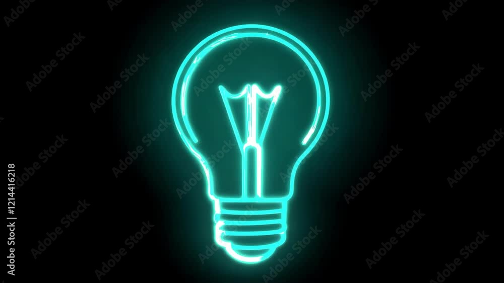 Tracing the Light: Glow Effect on Electric Bulb Tracing the Light: Glow Effect on Electric Bulb