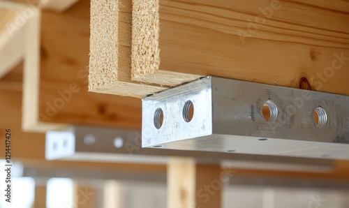 Connector plates for wooden trusses and joists with hot-dipped galvanized finish photo