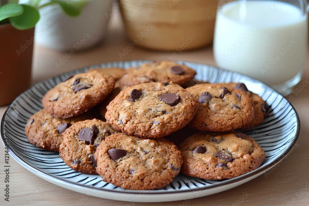 chocolate chip cookies and milk chocolate chip cookies and milk