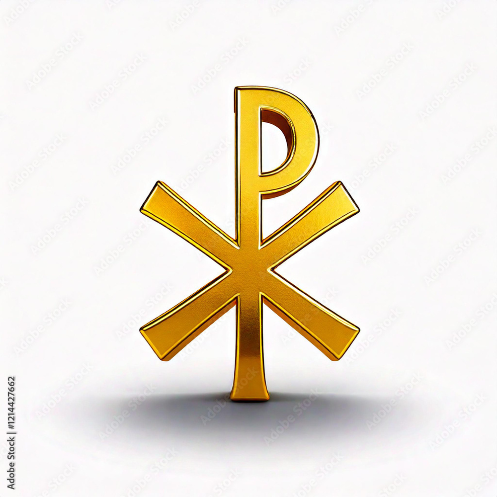 Fototapeta premium golden symbol Christianity