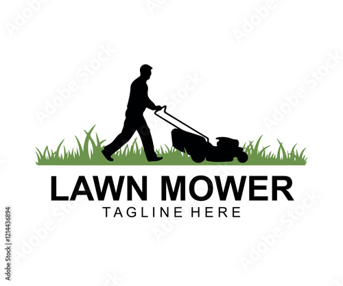Illustration graphic vector of lawn care, landscape services, grass concept logo design template